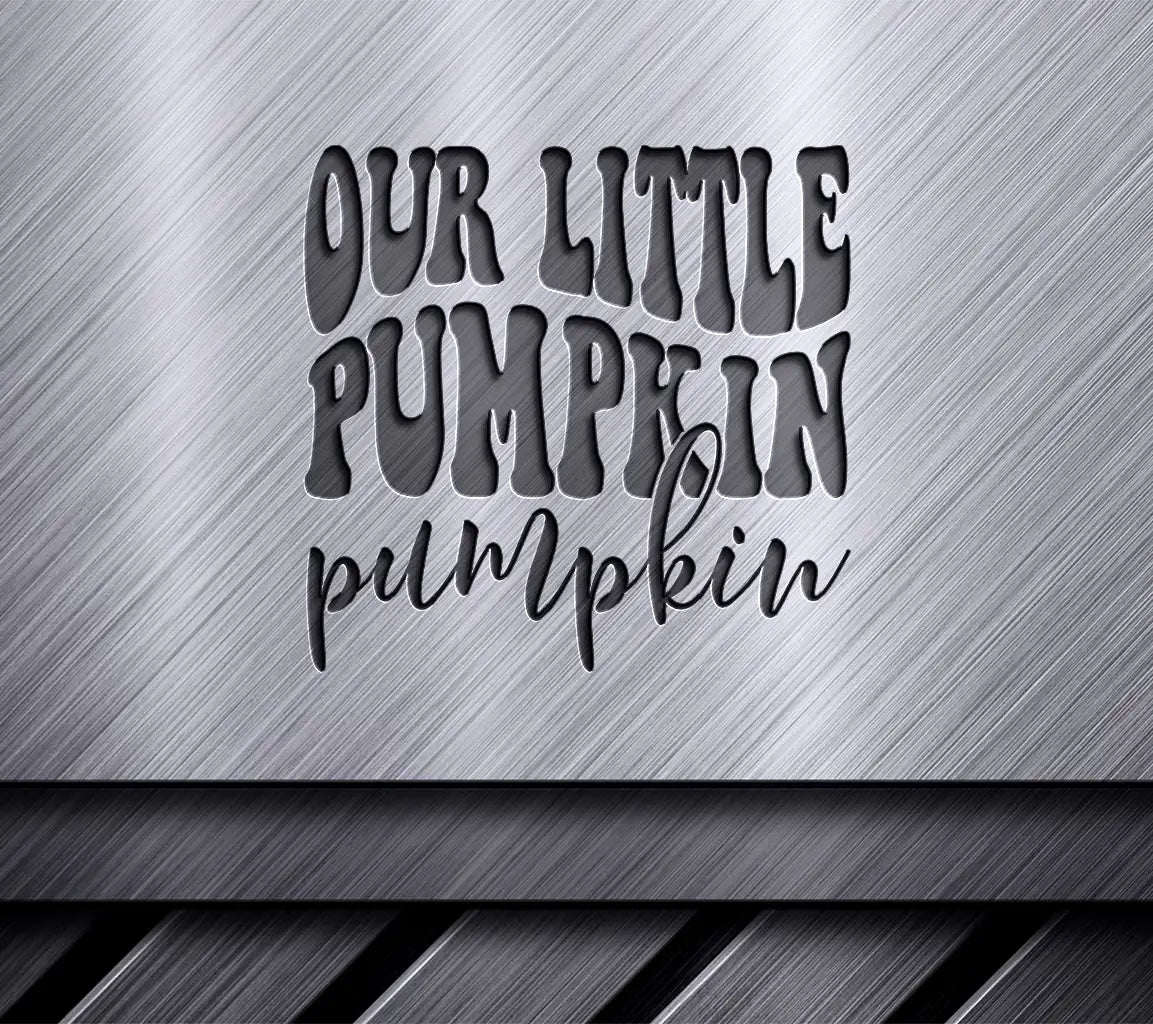 Retro Halloween Our Little Pumpkin SVG Cut File SVG