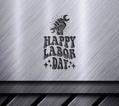 Retro Labor Day Wrench SVG - Happy Labor Day Design SVG