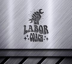 Retro Labor Day Labor Coach SVG Design - Fist Holding Wrench SVG