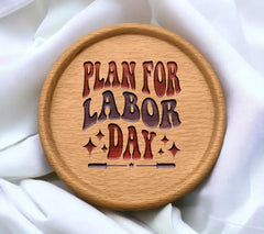 Retro Red & Blue Plan For Labor Day SVG SVG