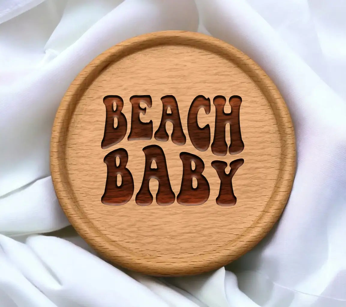 Retro Summer Beach Baby SVG Cut File -  Design SVG