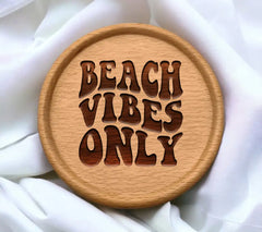 Retro Beach Vibes Only SVG -  Sign SVG