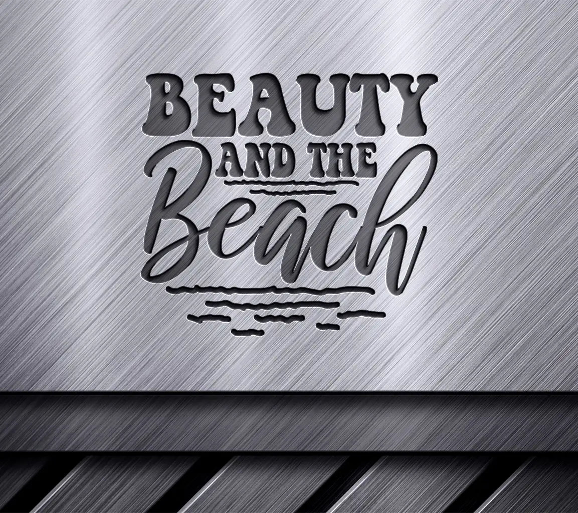  Beauty & The Beach Retro Summer SVG Design SVG