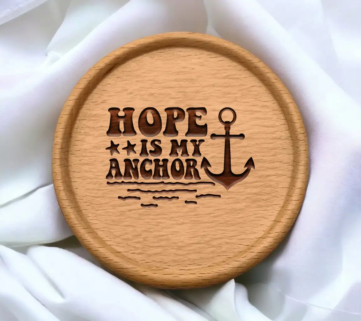 Hope Is My Anchor  Retro Summer SVG SVG