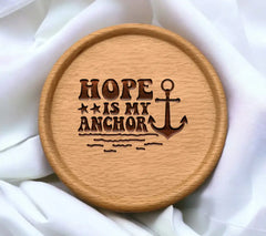 Hope Is My Anchor  Retro Summer SVG SVG