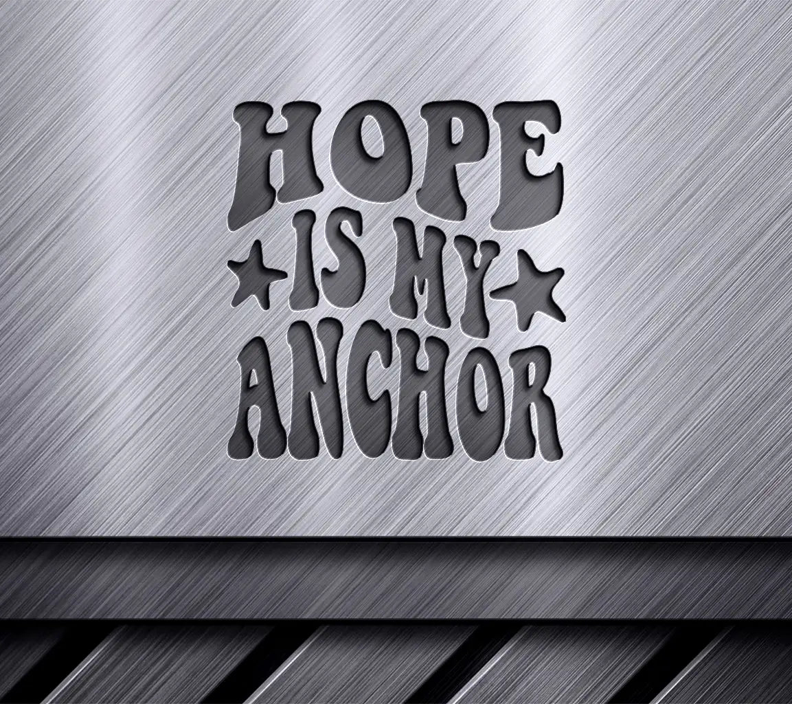 Hope Is My Anchor  Retro Summer SVG SVG