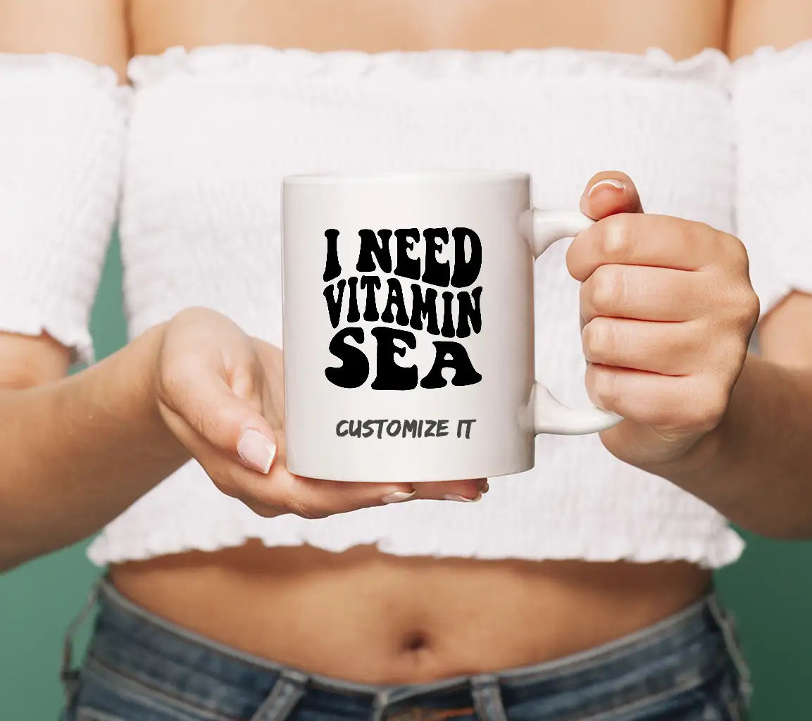 I Need Vitamin Sea  Retro Summer SVG SVG