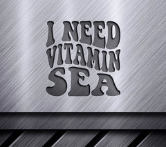 I Need Vitamin Sea  Retro Summer SVG SVG