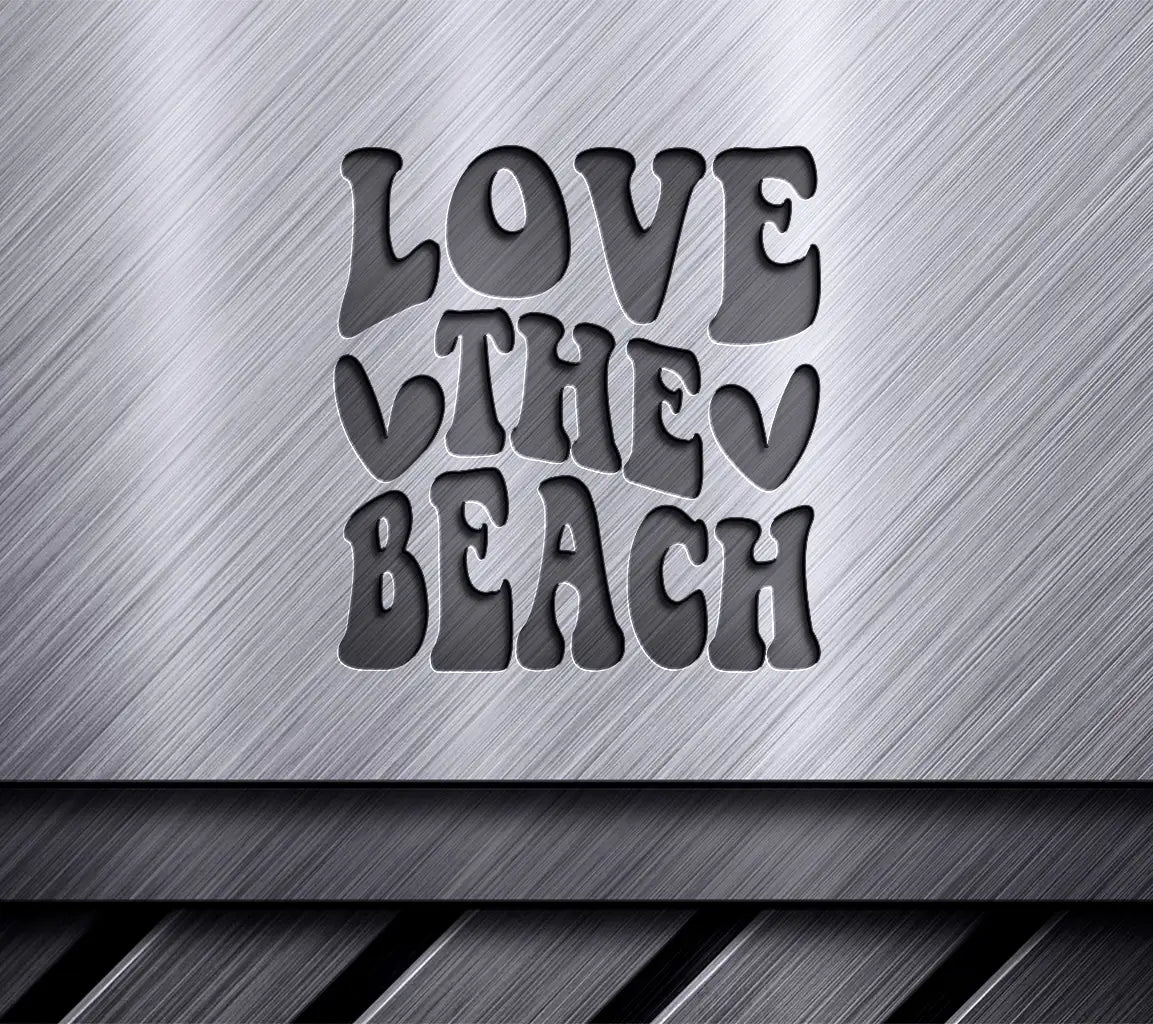 Retro Summer Love The Beach SVG -  Image SVG