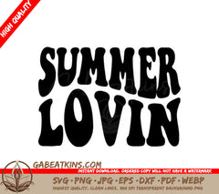 Retro Summer Lovin SVG Design -  SVG