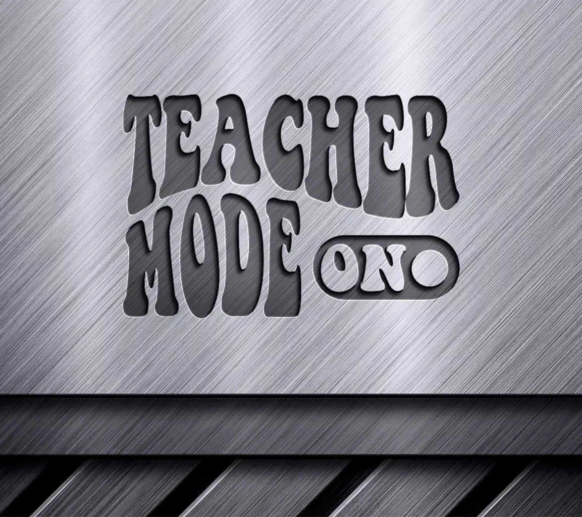 Retro Teacher SVG -  Teacher Word Design SVG