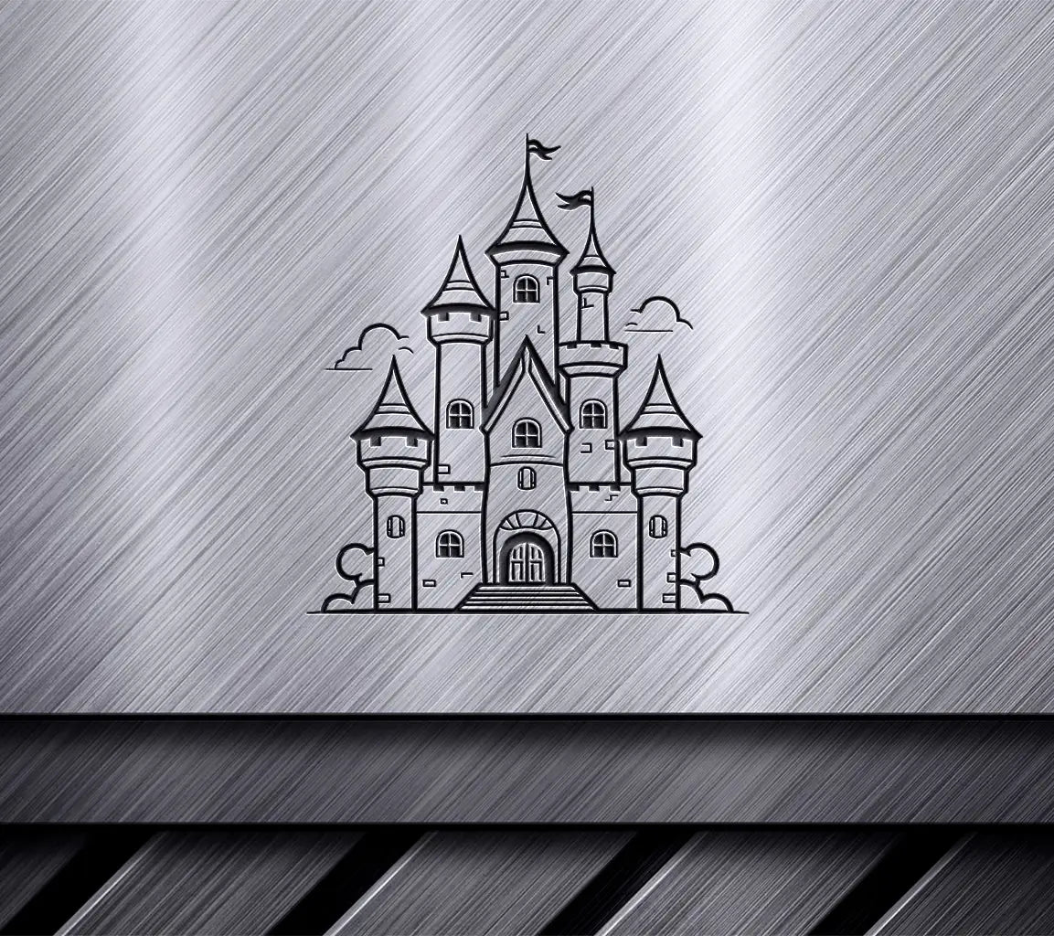  Castle with Flag SVG - Rise of the Titans SVG