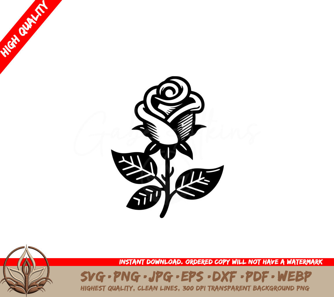 Rose Beauty - Digital Download SVG 
