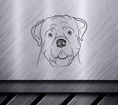 Rottweiler Face SVG  SVG