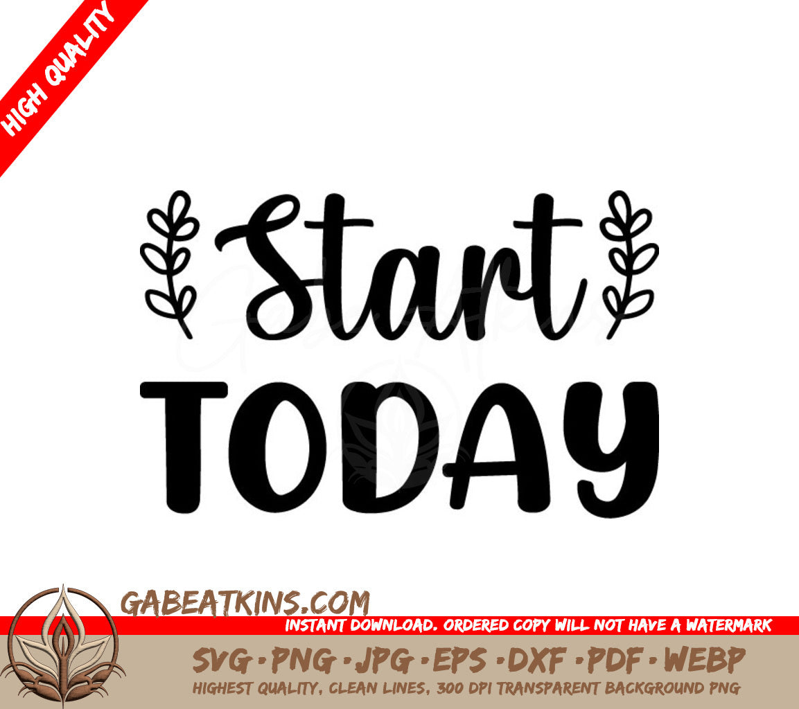 Start Today  SVG SVG