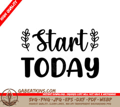 Start Today  SVG SVG