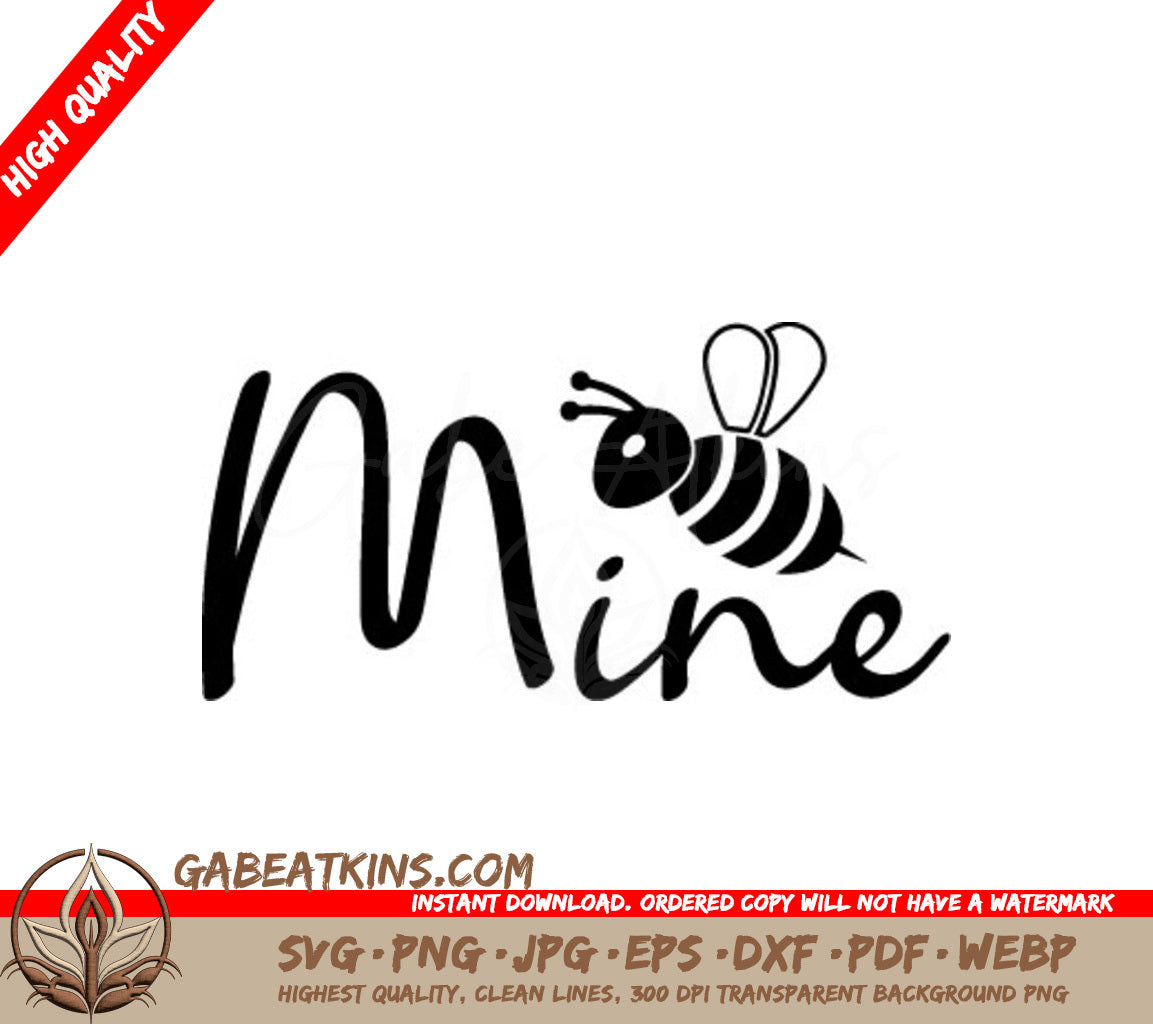 Bee Mine SVG Design SVG