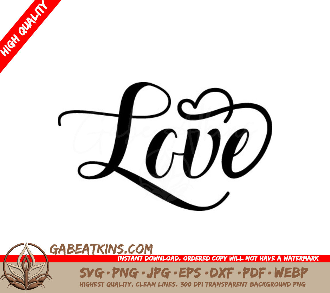 Love Heart SVG  SVG