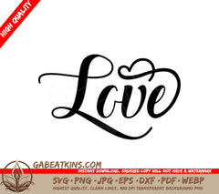 Love Heart SVG  SVG