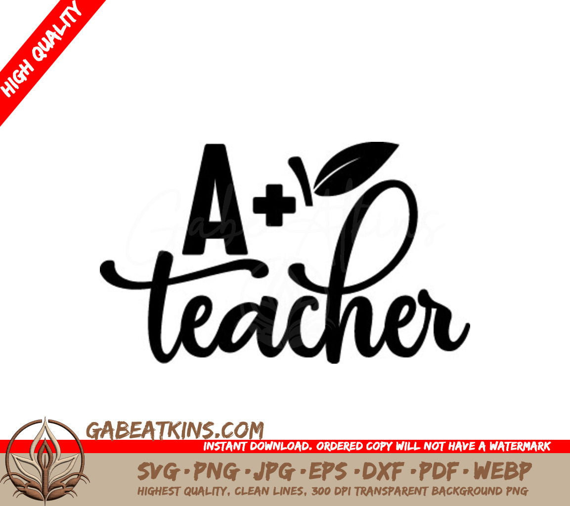  Teacher Leaf SVG SVG