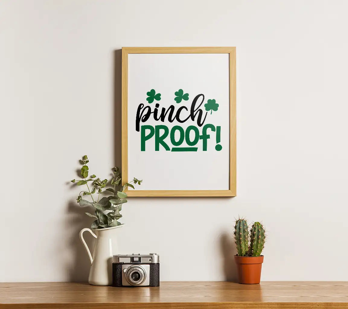 Pinch Proof Shamrock SVG Design SVG