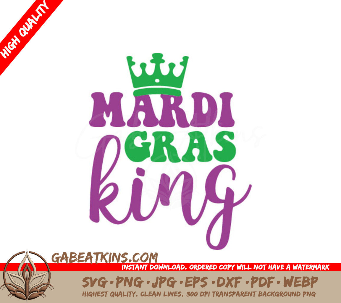 Mardi Gras King SVG  SVG