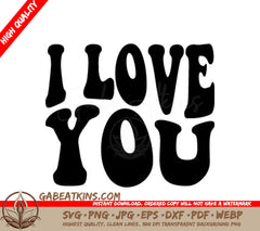 I Love You SVG  SVG