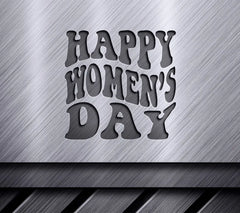 Happy Womens Day Silhouette SVG SVG