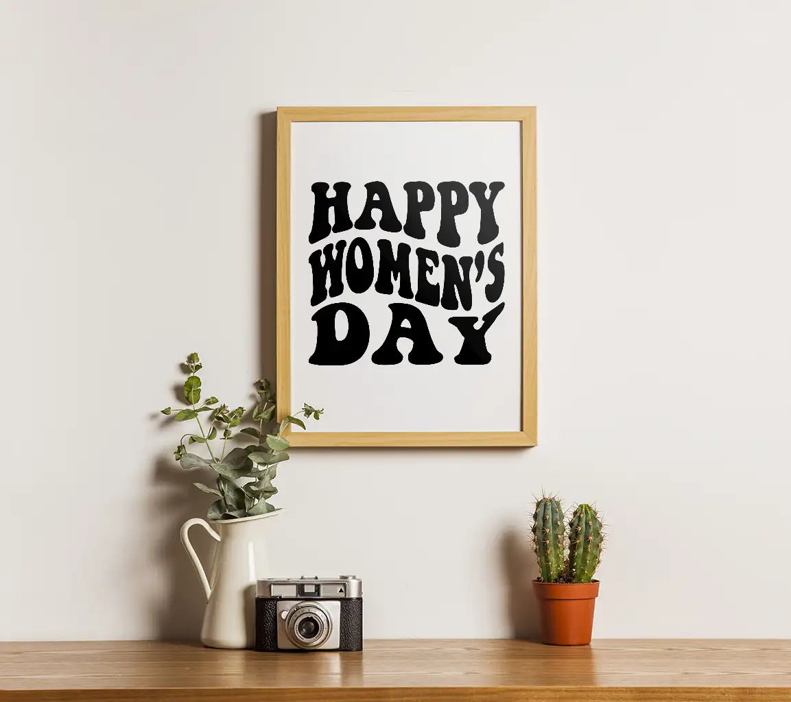 Happy Womens Day Silhouette SVG SVG