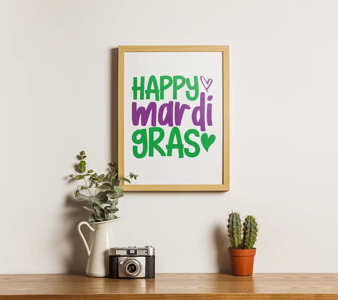 Happy Mardi Gras SVG  SVG