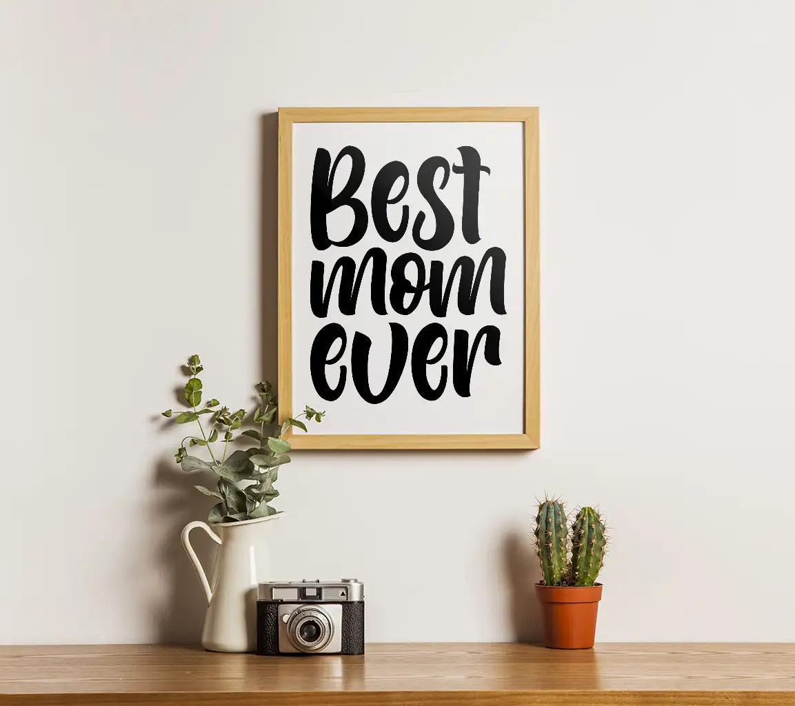 Best Mom Ever SVG Design SVG