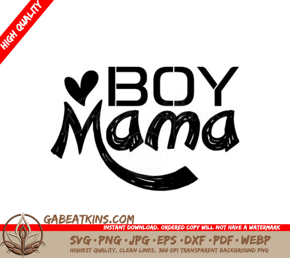 Boy Mama SVG  SVG