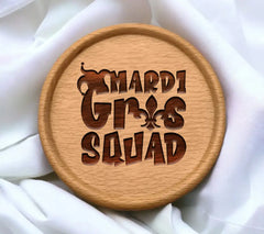 Mardi Gras Squad SVG Design SVG