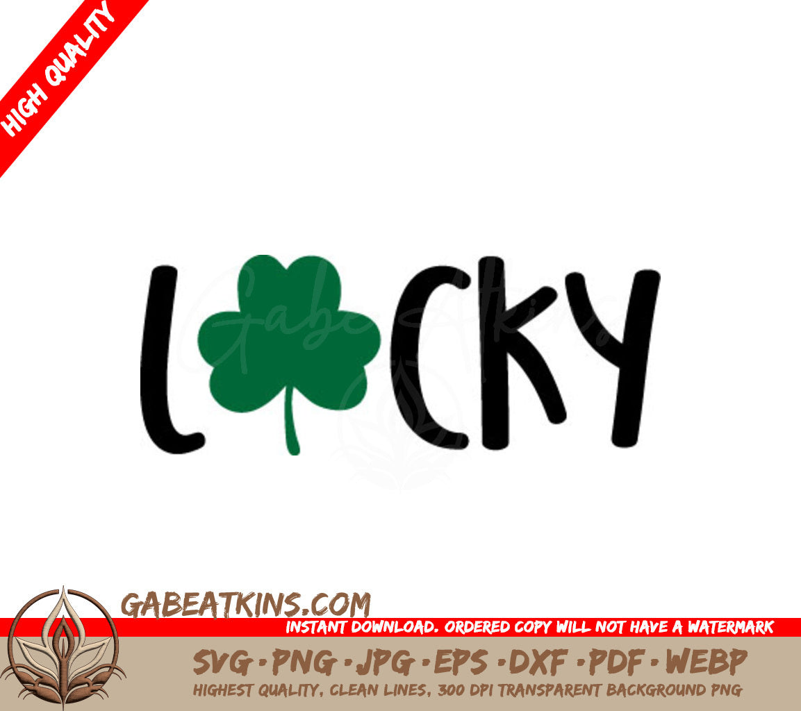 Lucky Shamrock SVG  SVG