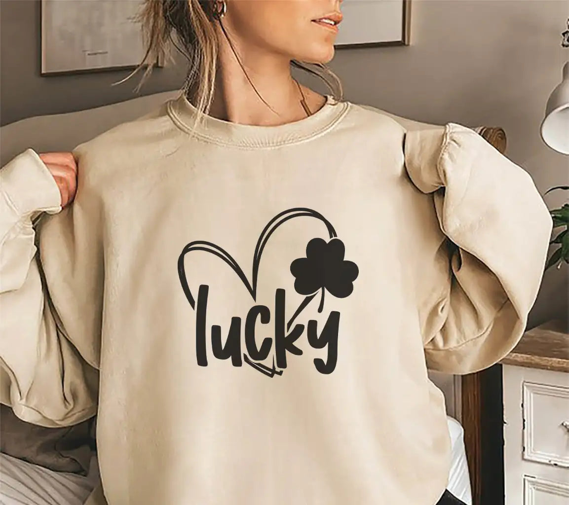 Lucky Heart Shamrock SVG  SVG