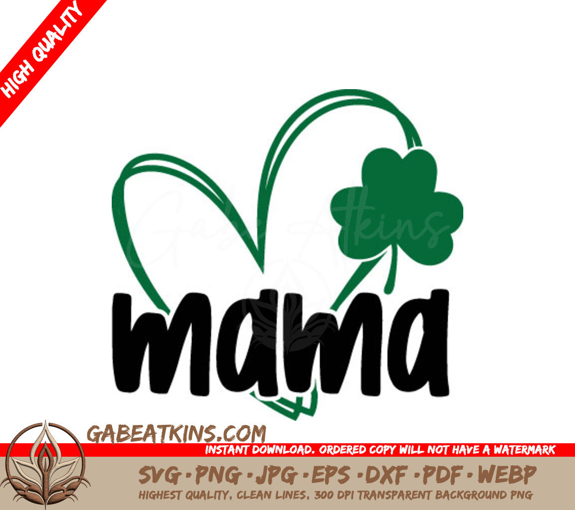 Mama Shamrock SVG  SVG