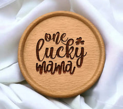 One Lucky Mama SVG Design SVG