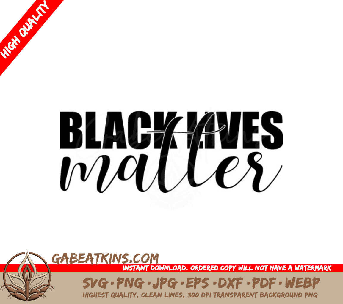 Black Lives Matter SVG  SVG