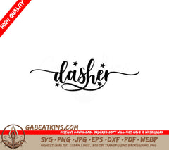 Dasher Design SVG  SVG