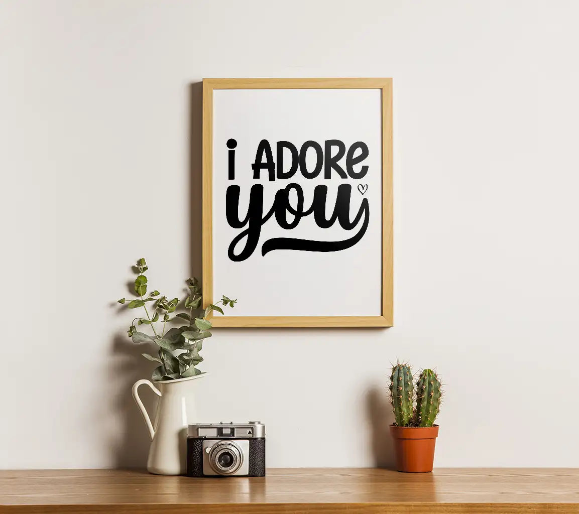 I Adore You Heart SVG SVG