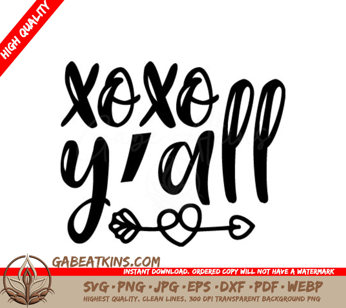 Xoxo Yall SVG  SVG