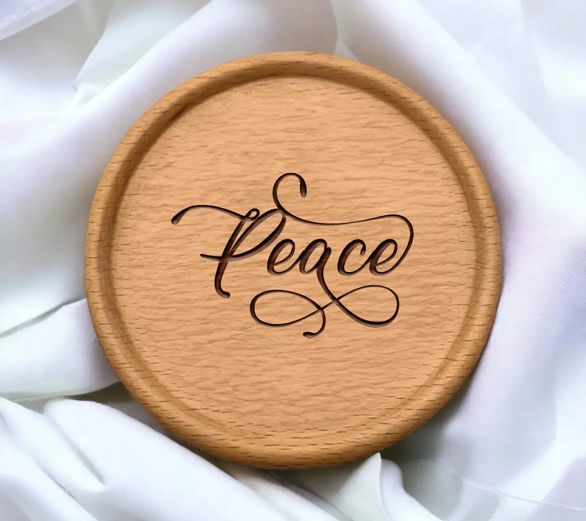 Calligraphy Peace SVG Design SVG