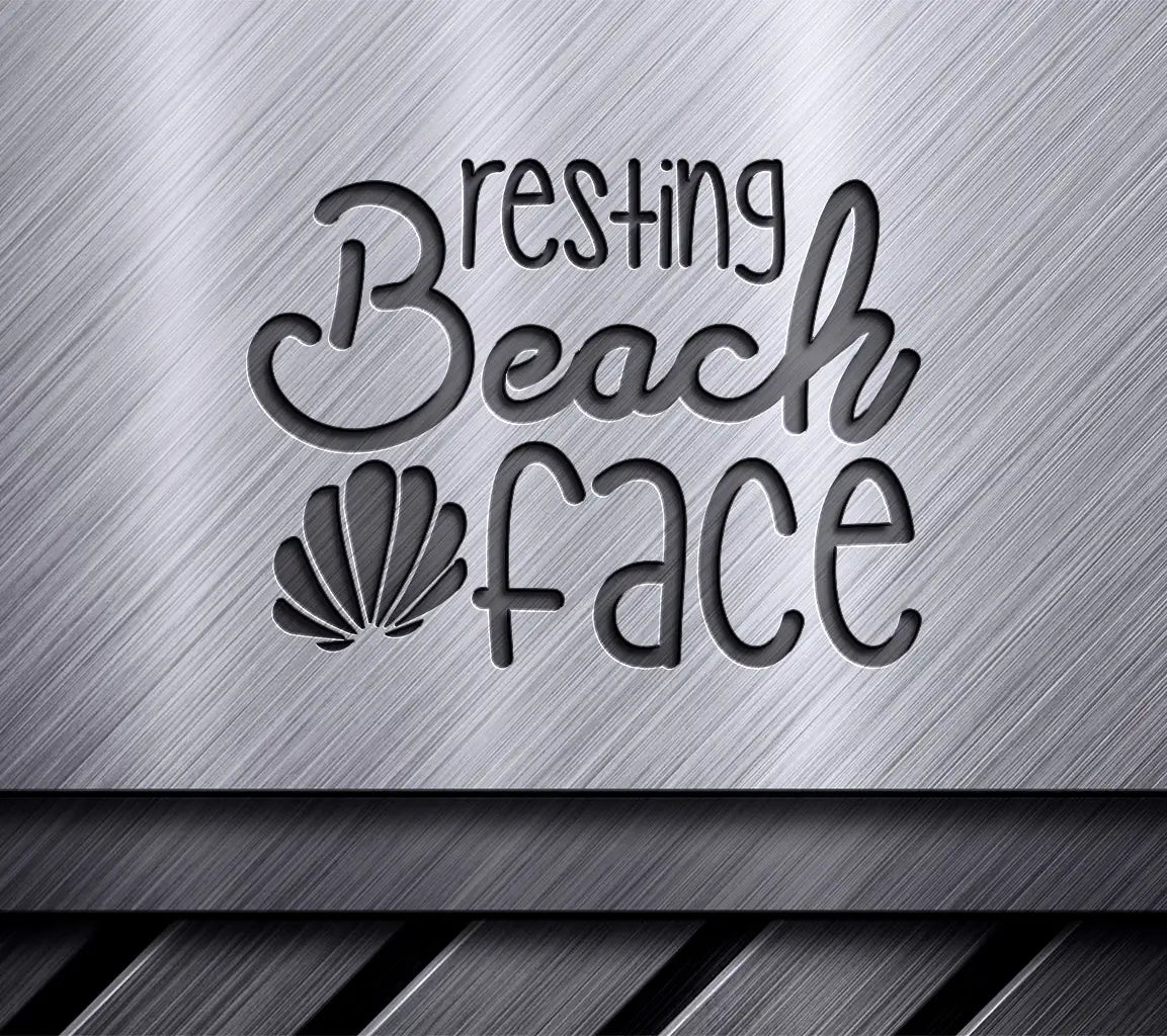 Beach Face Seashell SVG  SVG