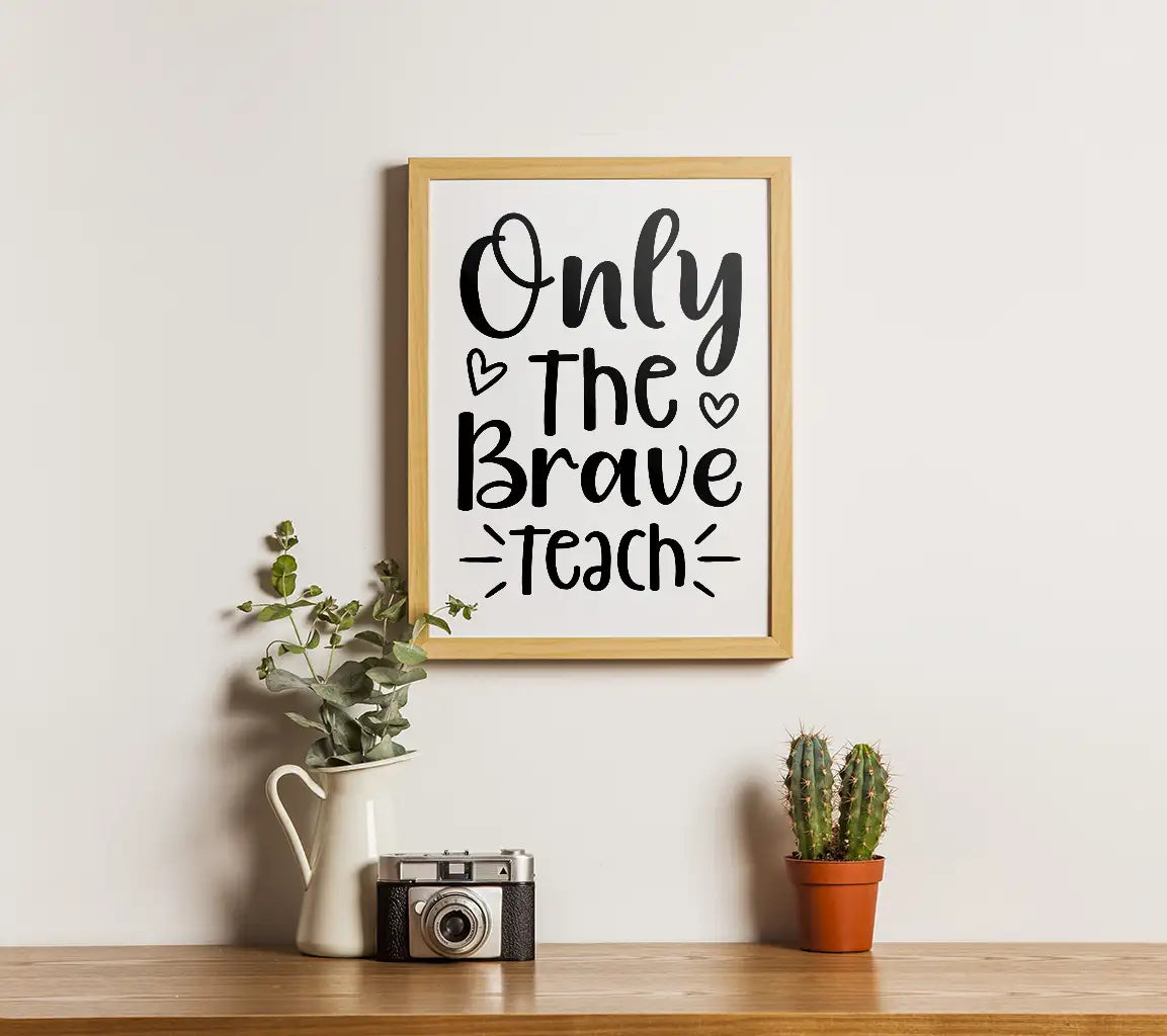 Brave Teacher SVG  SVG