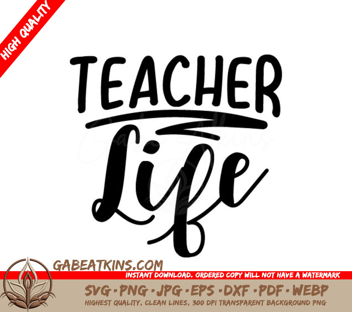  Teacher Life SVG  SVG