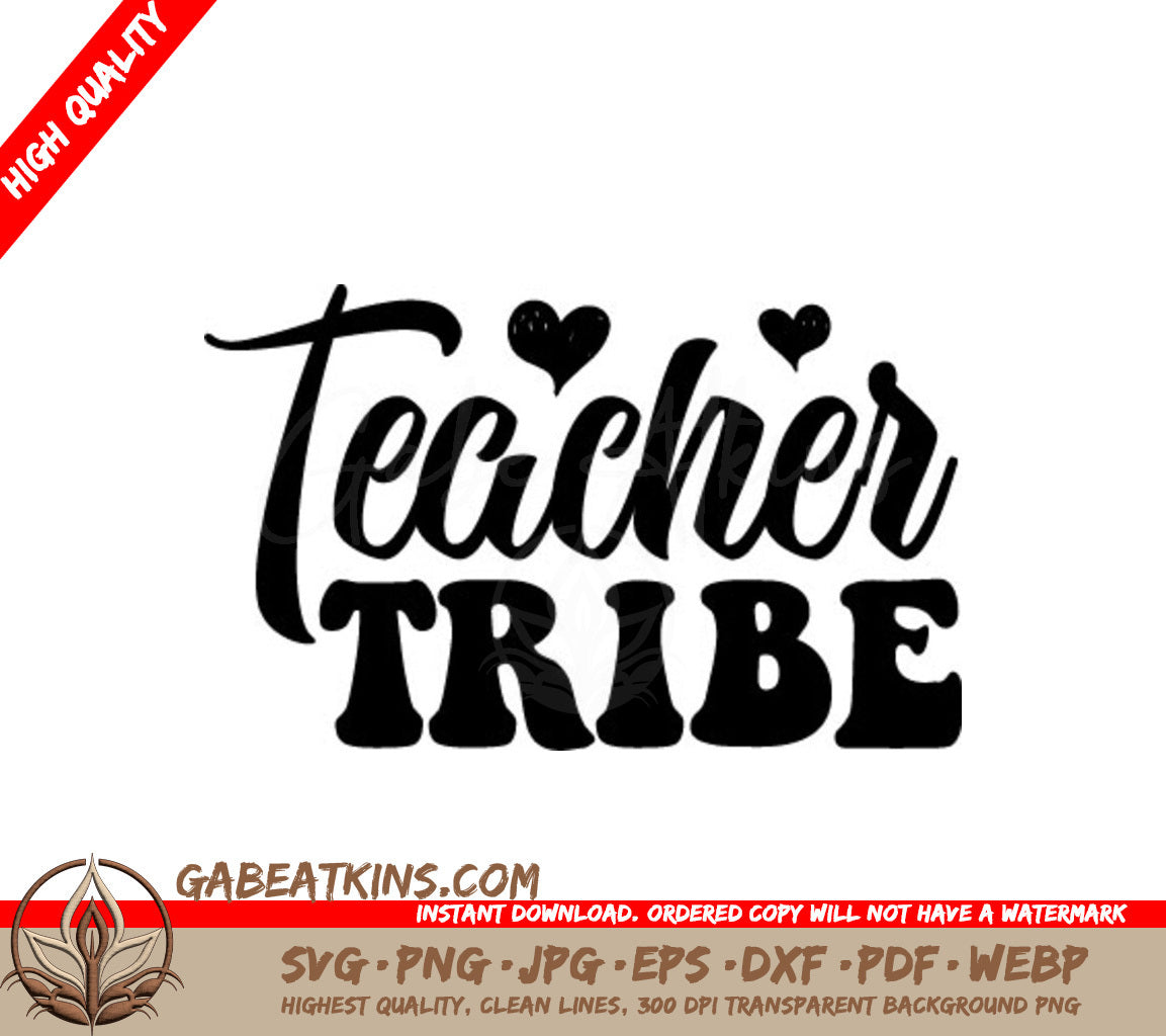 Teacher Tribe SVG  SVG