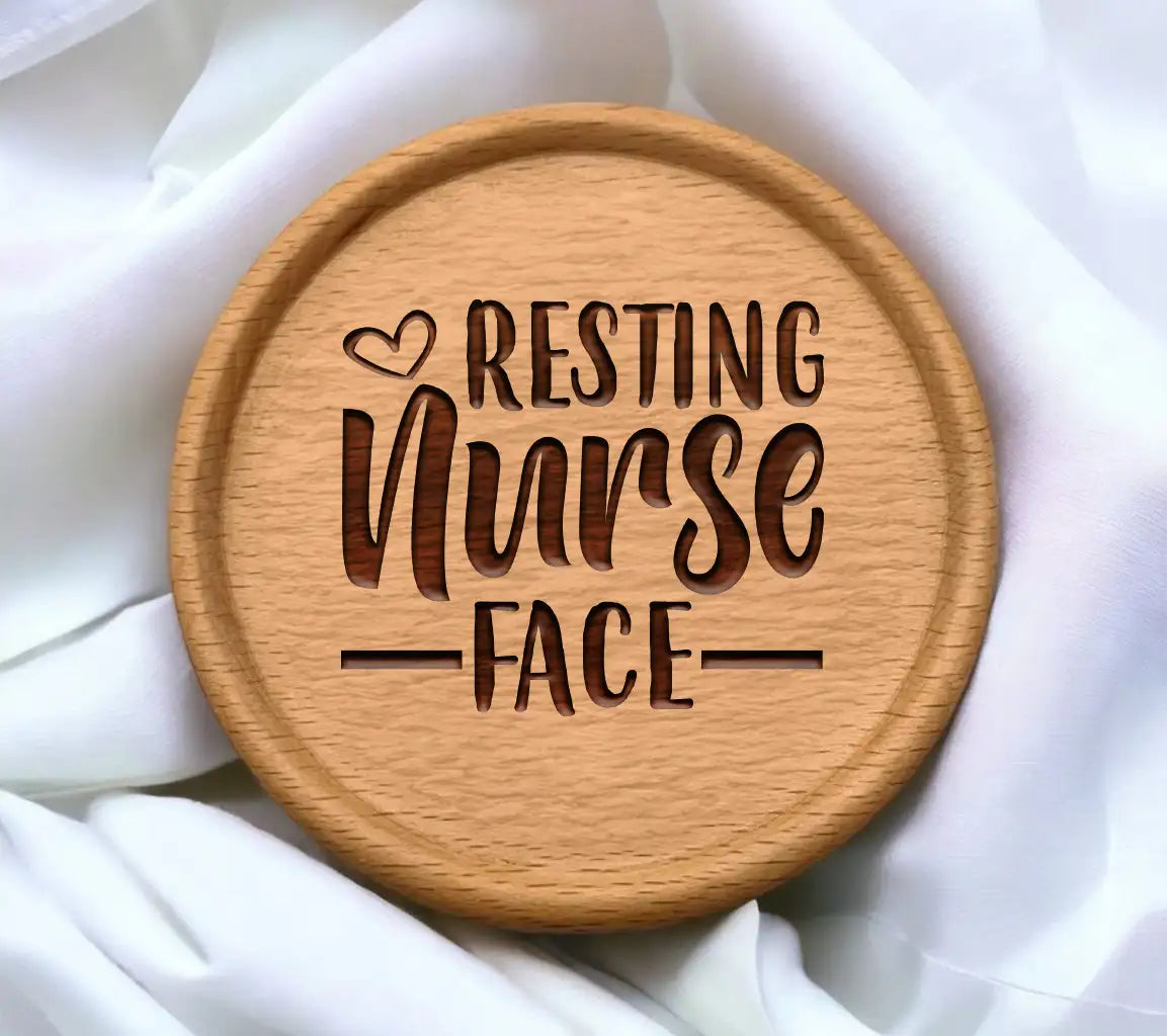 Resting Nurse Face SVG  SVG