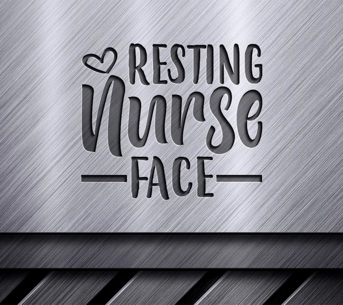 Resting Nurse Face SVG  SVG