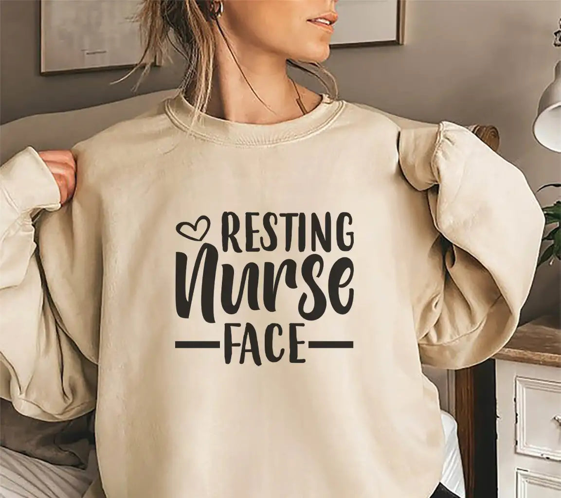 Resting Nurse Face SVG  SVG