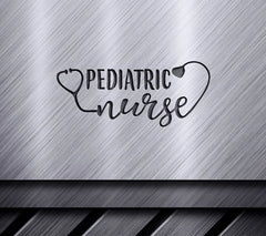 Pediatric Nurse Stethoscope SVG SVG